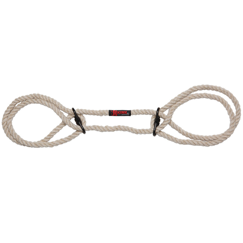 KINK Hogtied Bind and Tie 6mm Hemp Wrist or Ankle Cuffs-2