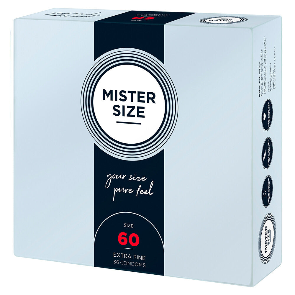 Mister Size 60mm Your Size Pure Feel Condoms 36 Pack-0