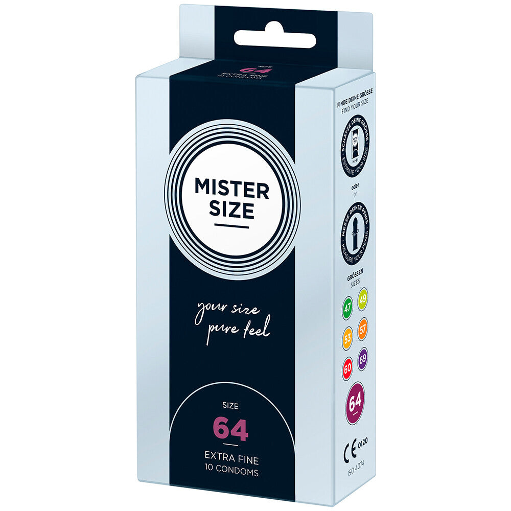 Mister Size 64mm Your Size Pure Feel Condoms 10 Pack-0