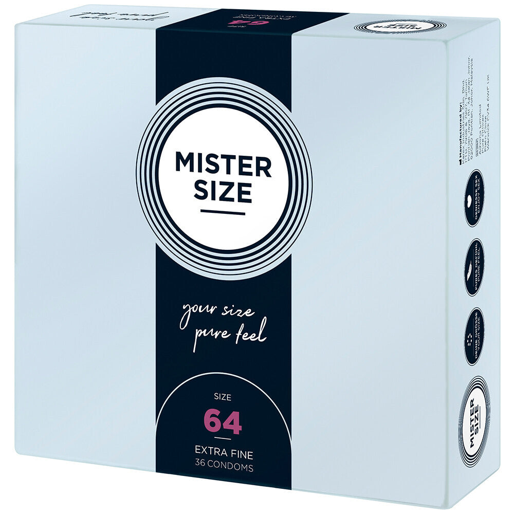 Mister Size 64mm Your Size Pure Feel Condoms 36 Pack-0