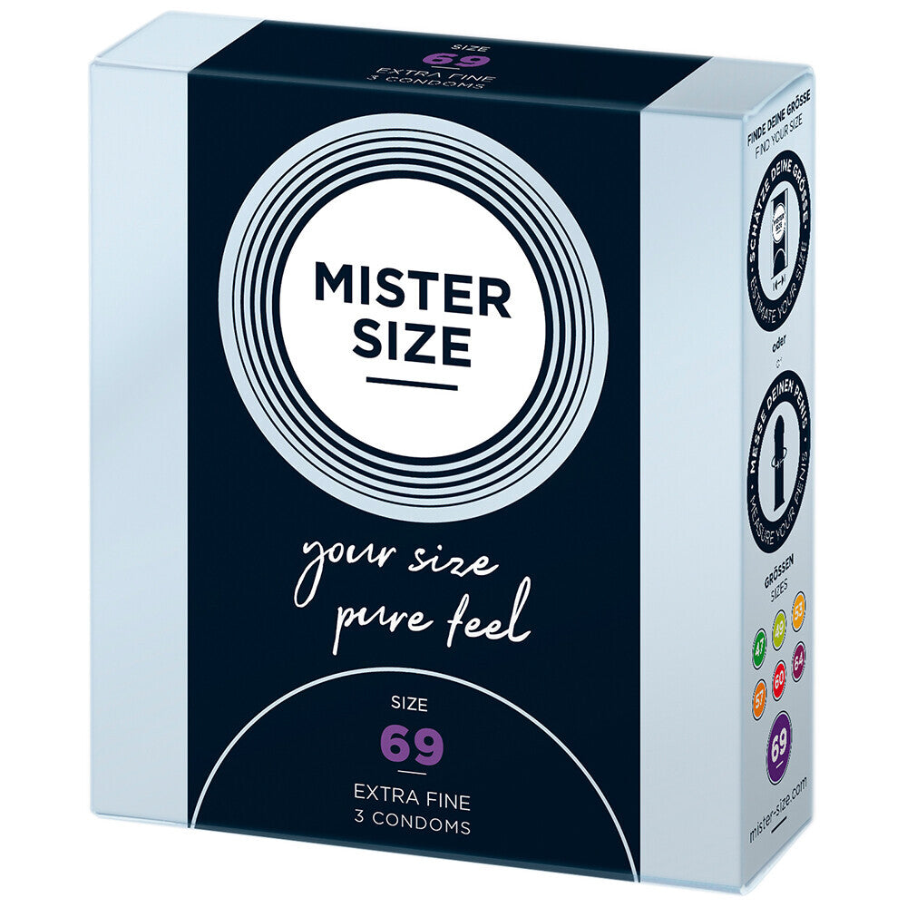 Mister Size 69mm Your Size Pure Feel Condoms 3 Pack-0