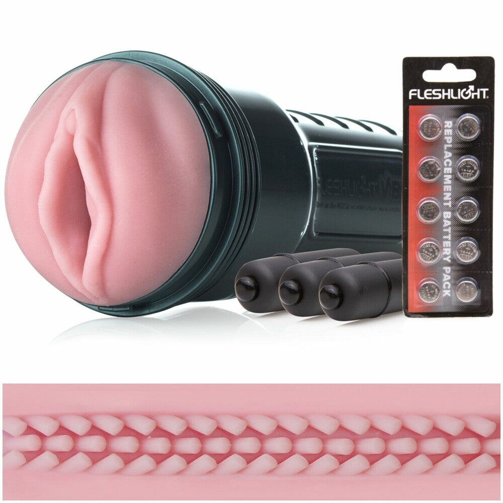 Fleshlight Vibro Pink Lady Touch Masturbator-0