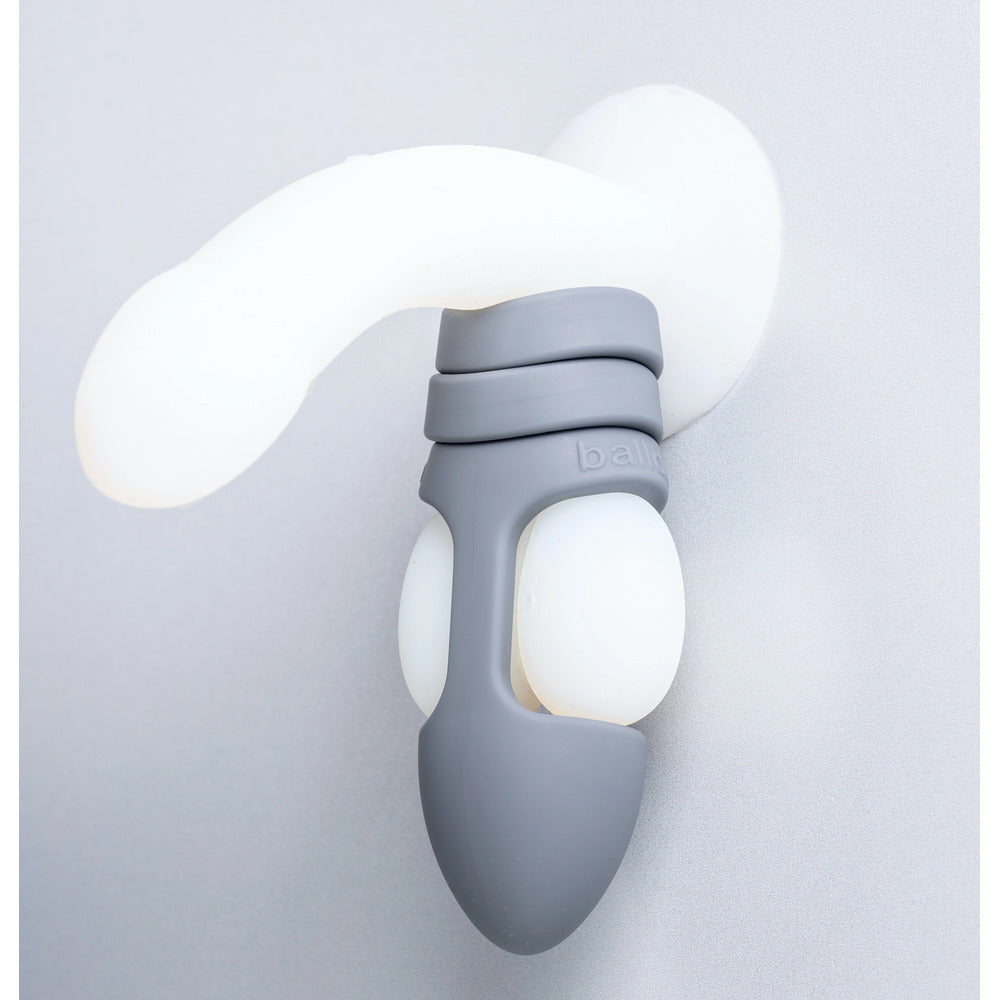 Balldo The Worlds First Ball Dildo Steel Grey-1