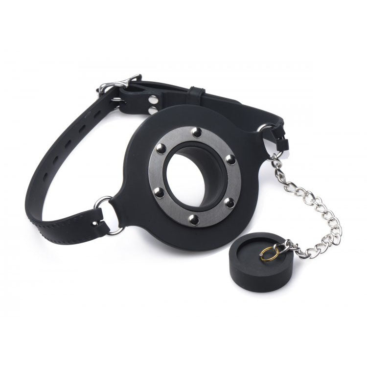Master Series Pie Hole Silicone Feeding Gag-0