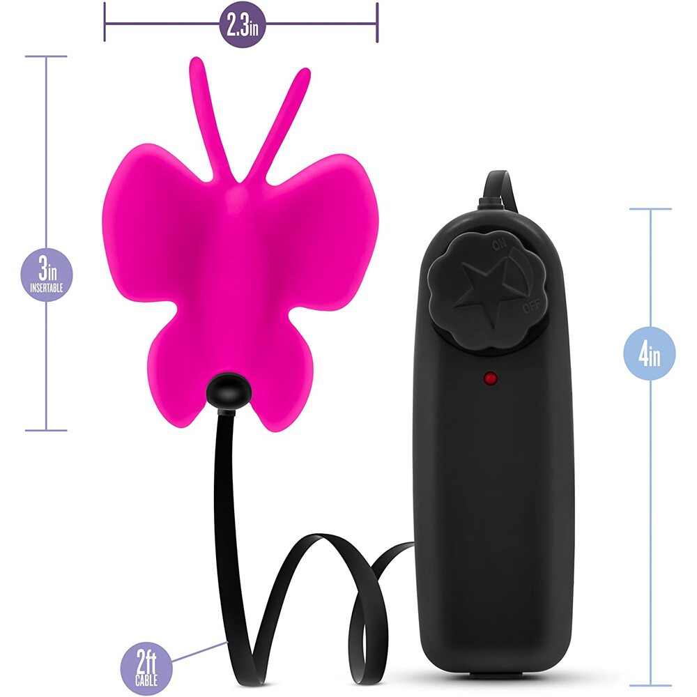 Luxe Butterfly Clitoral Teaser Fuchsia-2