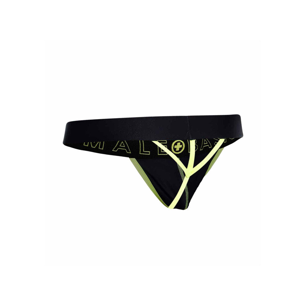Male Basics Neon Thong Yellow-3