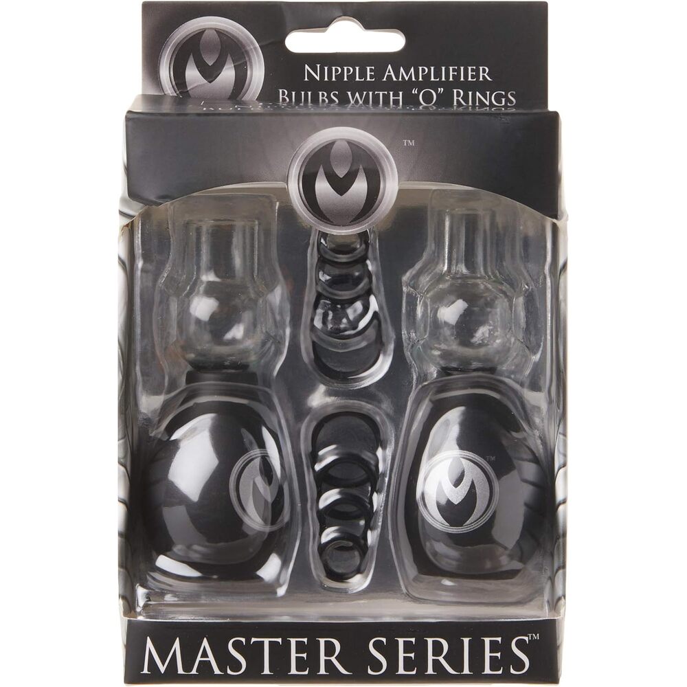 Master Series Nipple Amplifier Enlargement Bulbs With O Rings-2