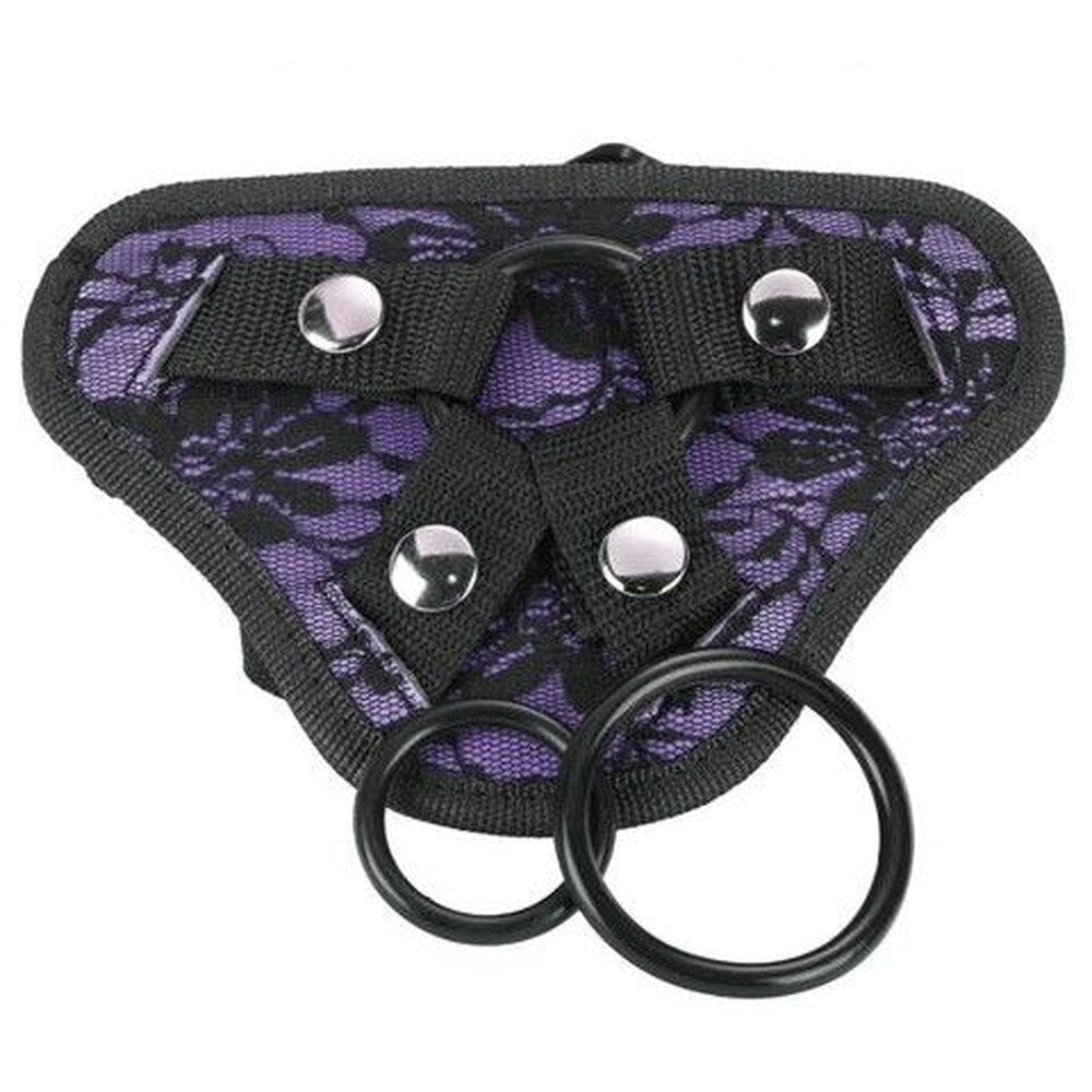 Me You Us Lace Harness With Bullet Pocket-0