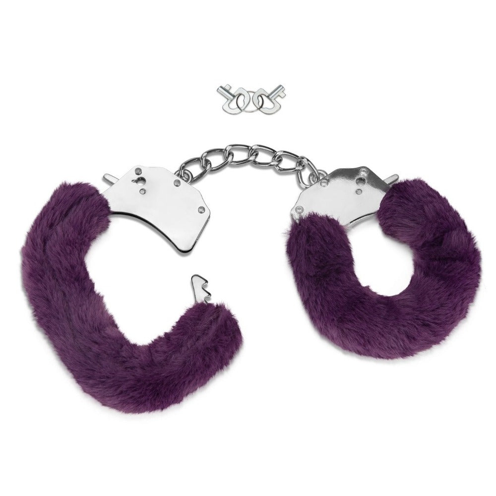 Me You Us Furry Handcuffs Purple-1