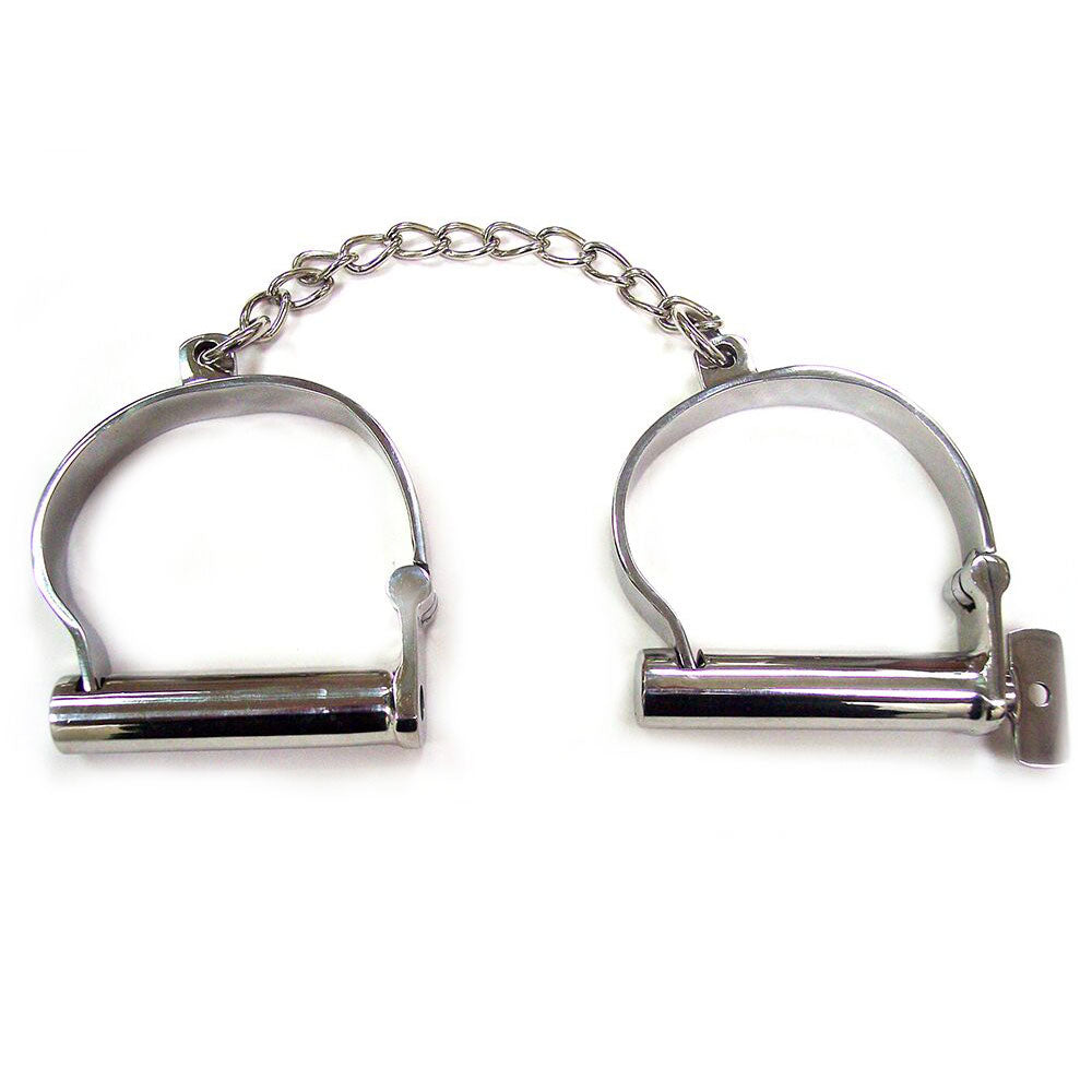 Rouge Stainless Steel Ankle Shackles-0