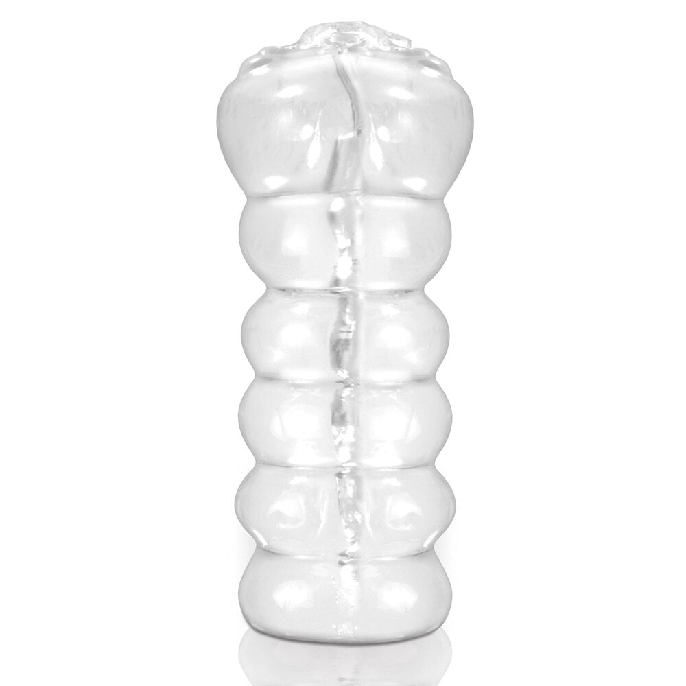 Pipedream Extreme Clear Leader Snatch Masturbator-1