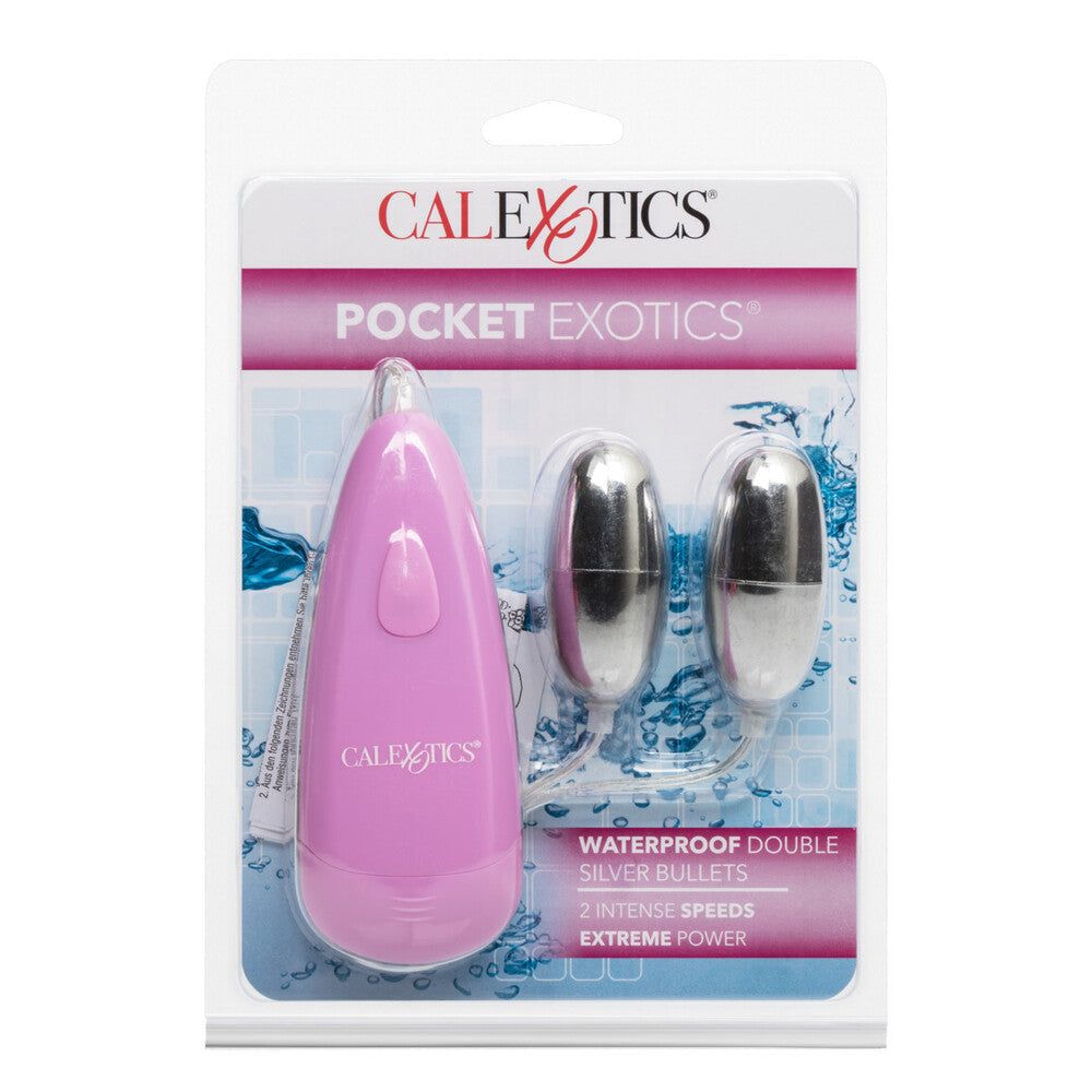 Pocket Exotics Waterproof Double Silver Bullets-3