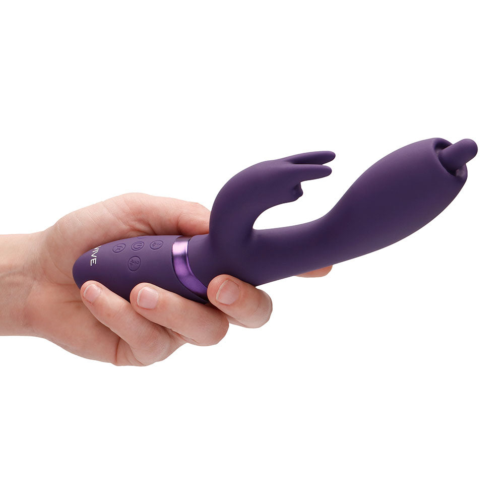 Vive Nilo Purple Pinpoint Rotating G Spot Rabbit-1