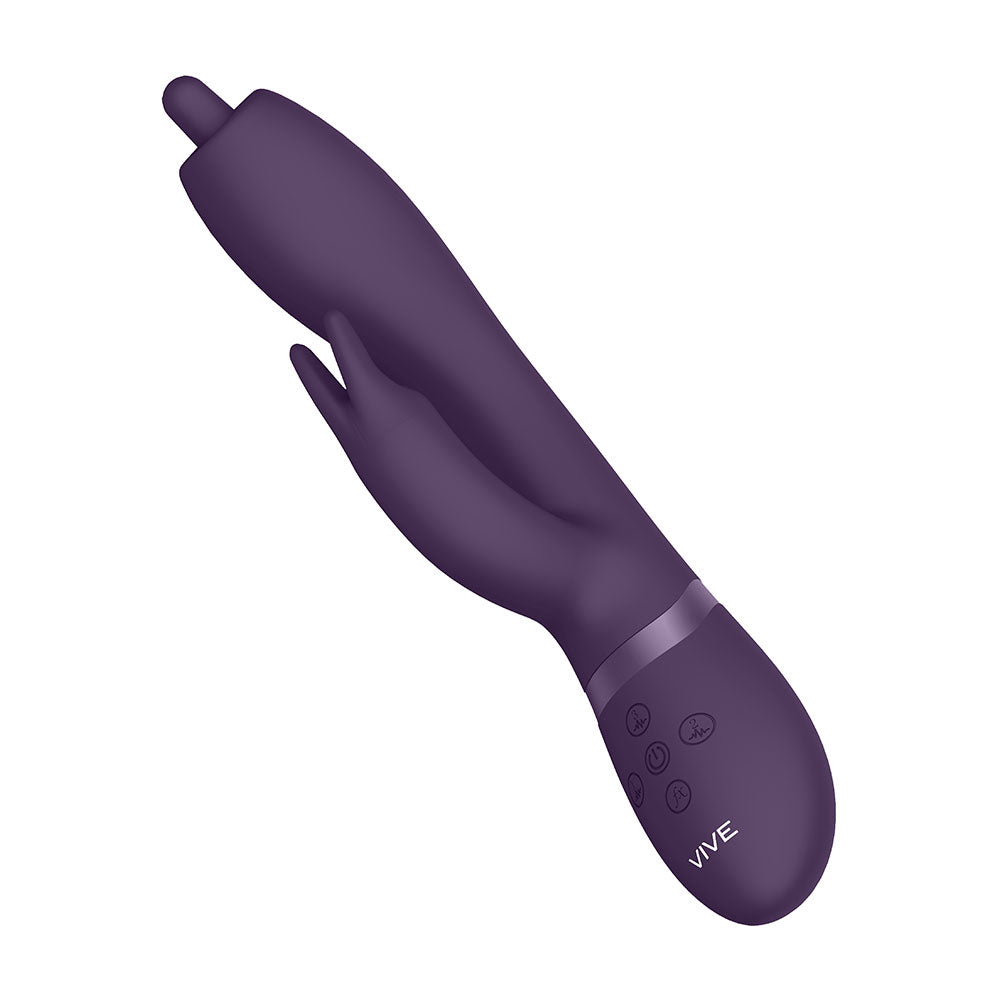 Vive Nilo Purple Pinpoint Rotating G Spot Rabbit-3