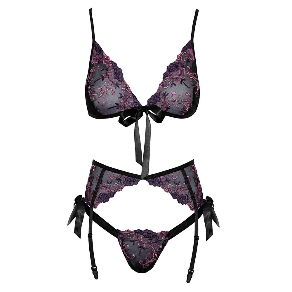 Kissable Embroidered Floral Bra Set-2