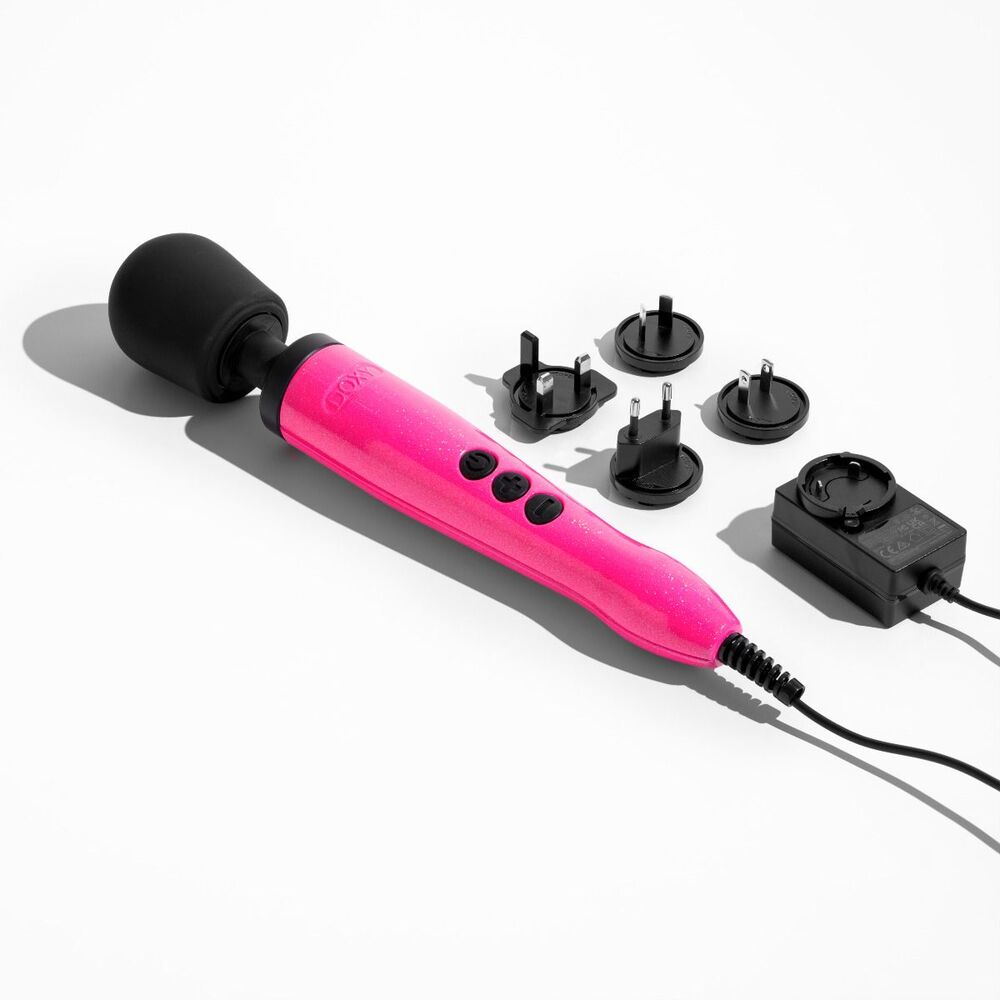 Doxy Die Cast Wand Massager HOT PINK-2