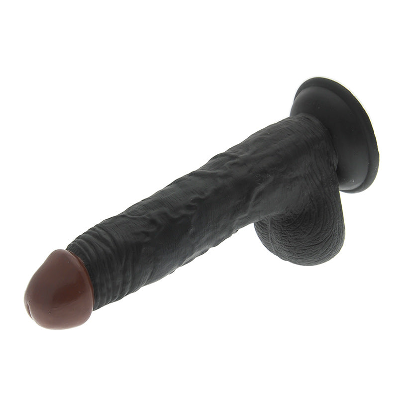 Hoodlum 8.5 Inch Realistic Black Dildo-3