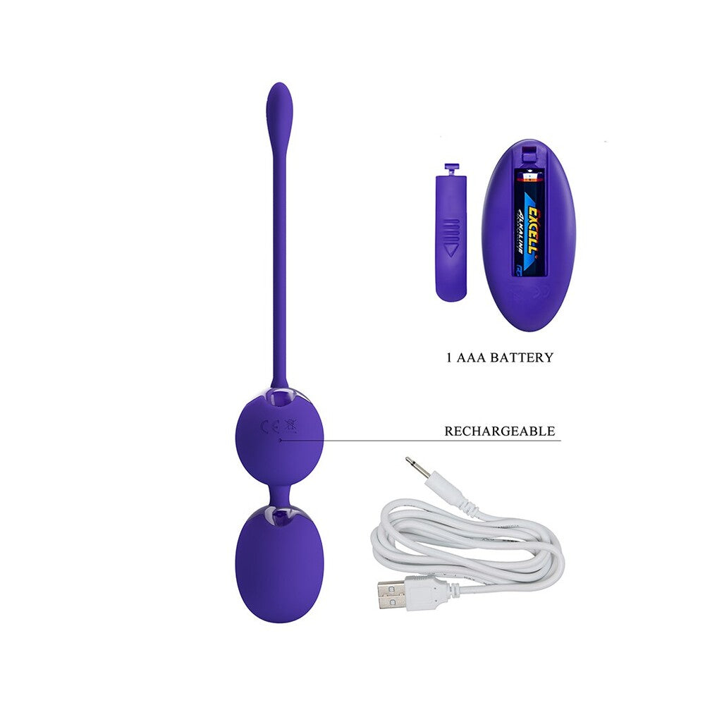 Pretty Love Willie Youth Kegel Balls Remote Control-2