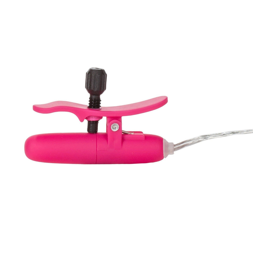 Heated Vibrating Nipple Teasers Pink-2