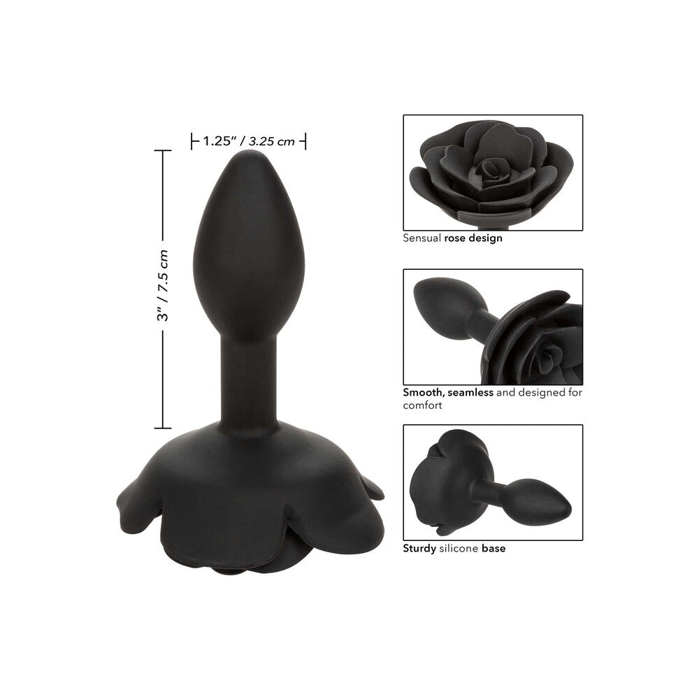 CalExotics Forbidden Small Rose Anal Plug-2