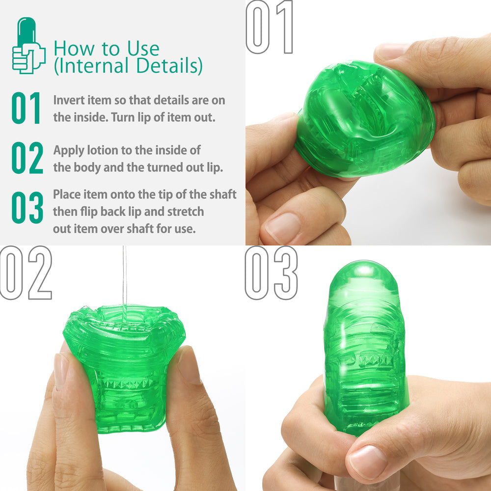 Tenga UNI Emerald Sleeve Masturbator-1