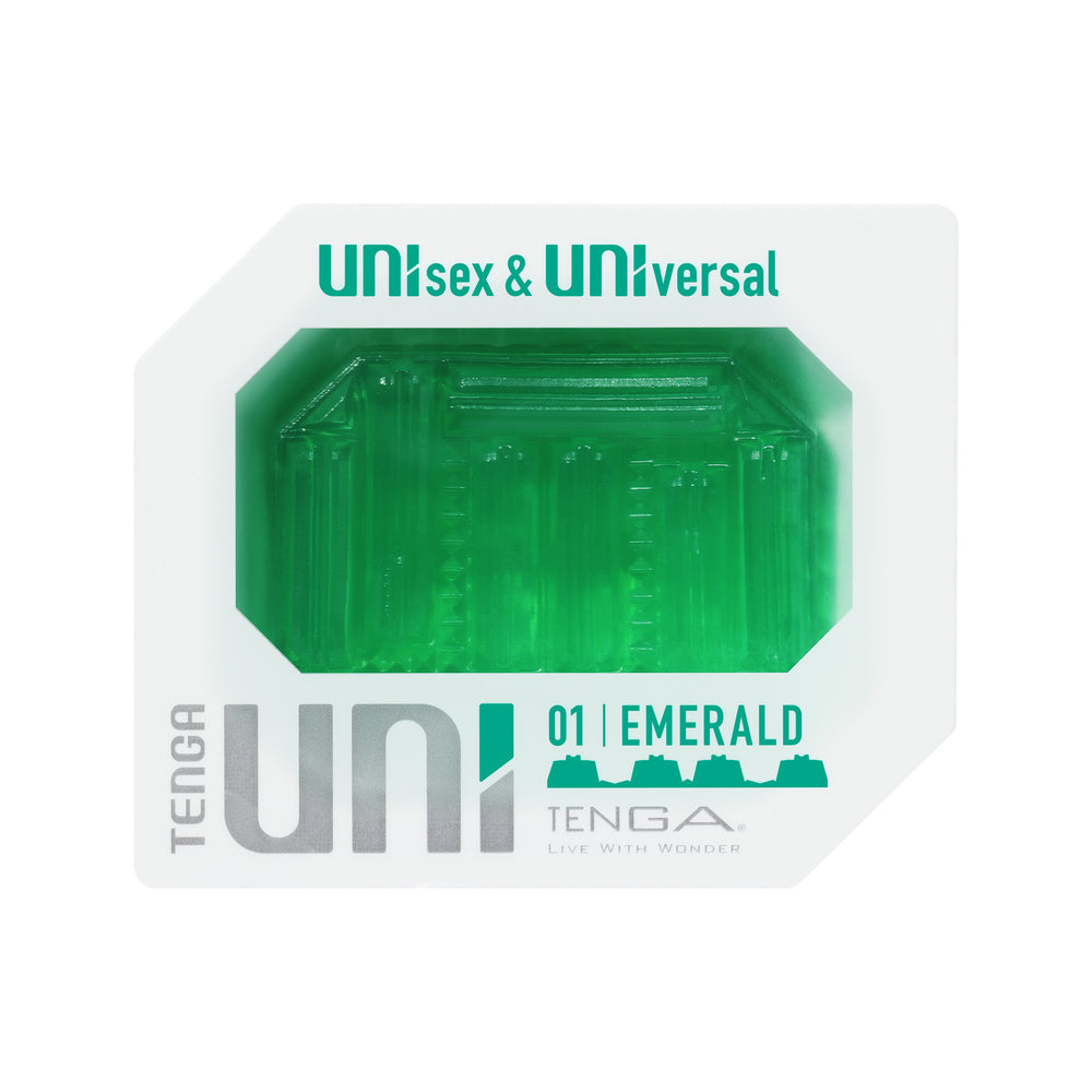 Tenga UNI Emerald Sleeve Masturbator-2