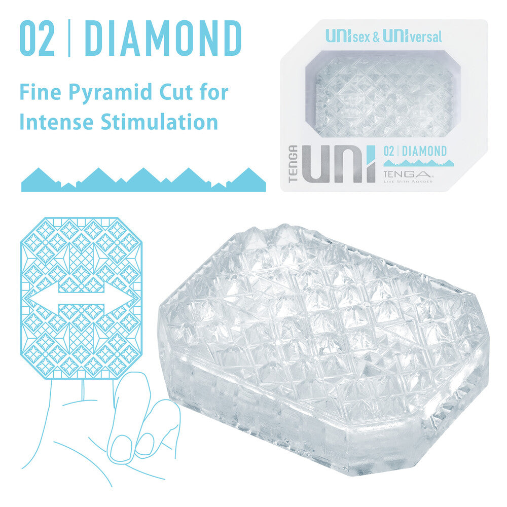 Tenga UNI Diamond Sleeve Masturbator-0