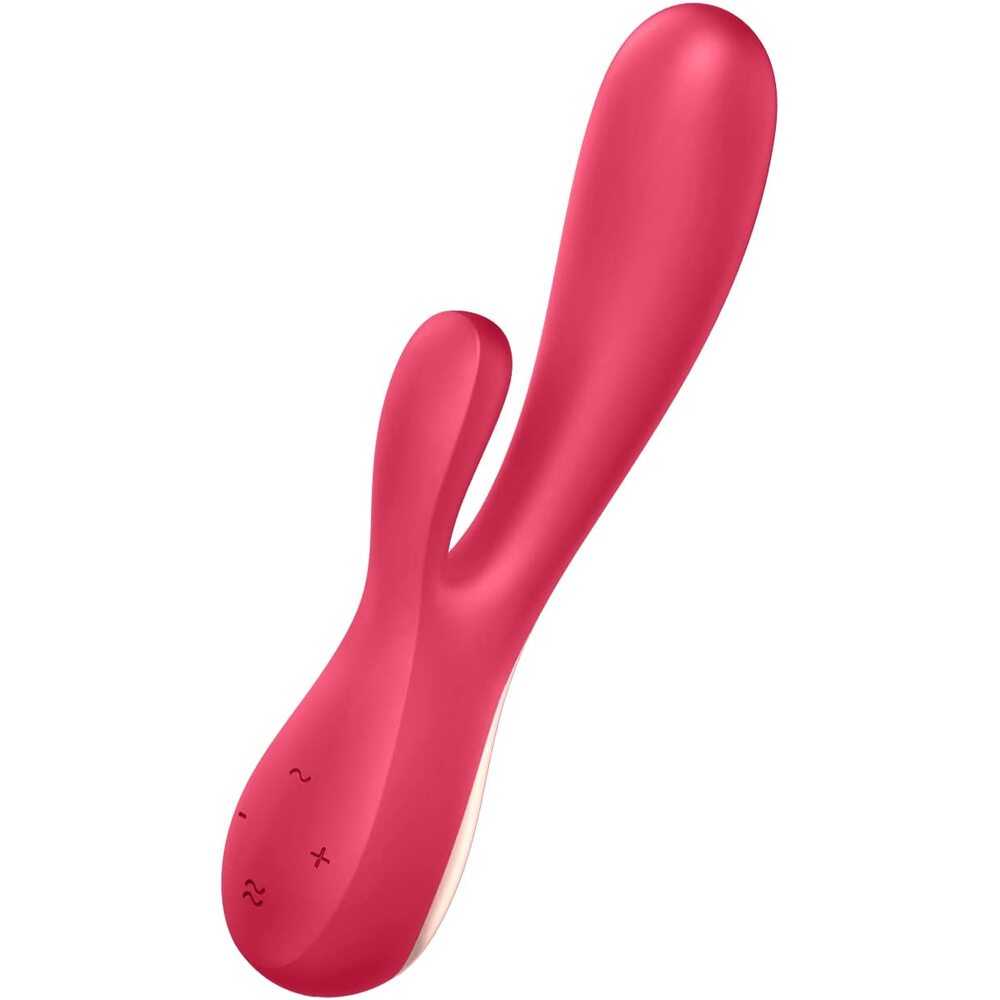 Satisfyer App Enabled Mono Flex Rabbit Vibrator Red-1