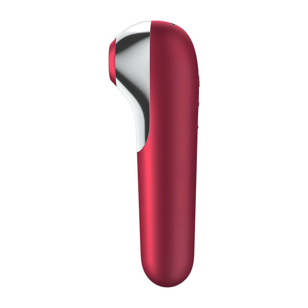 Satisfyer App Enabled Dual Love Clitoral Massager Red-2