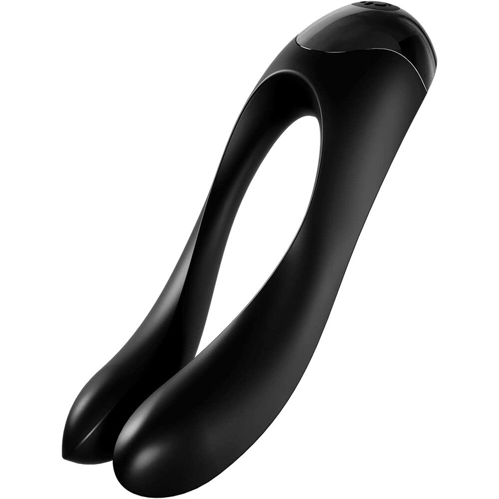 Satisfyer Candy Cane Finger Vibrator Black-0