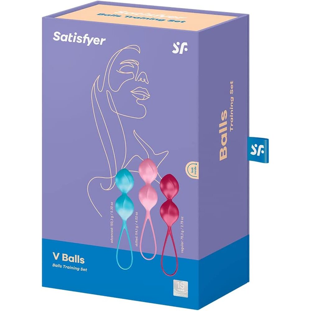 Satisfyer Set Of 3 Weighted Double Training Orgasm Balls-3