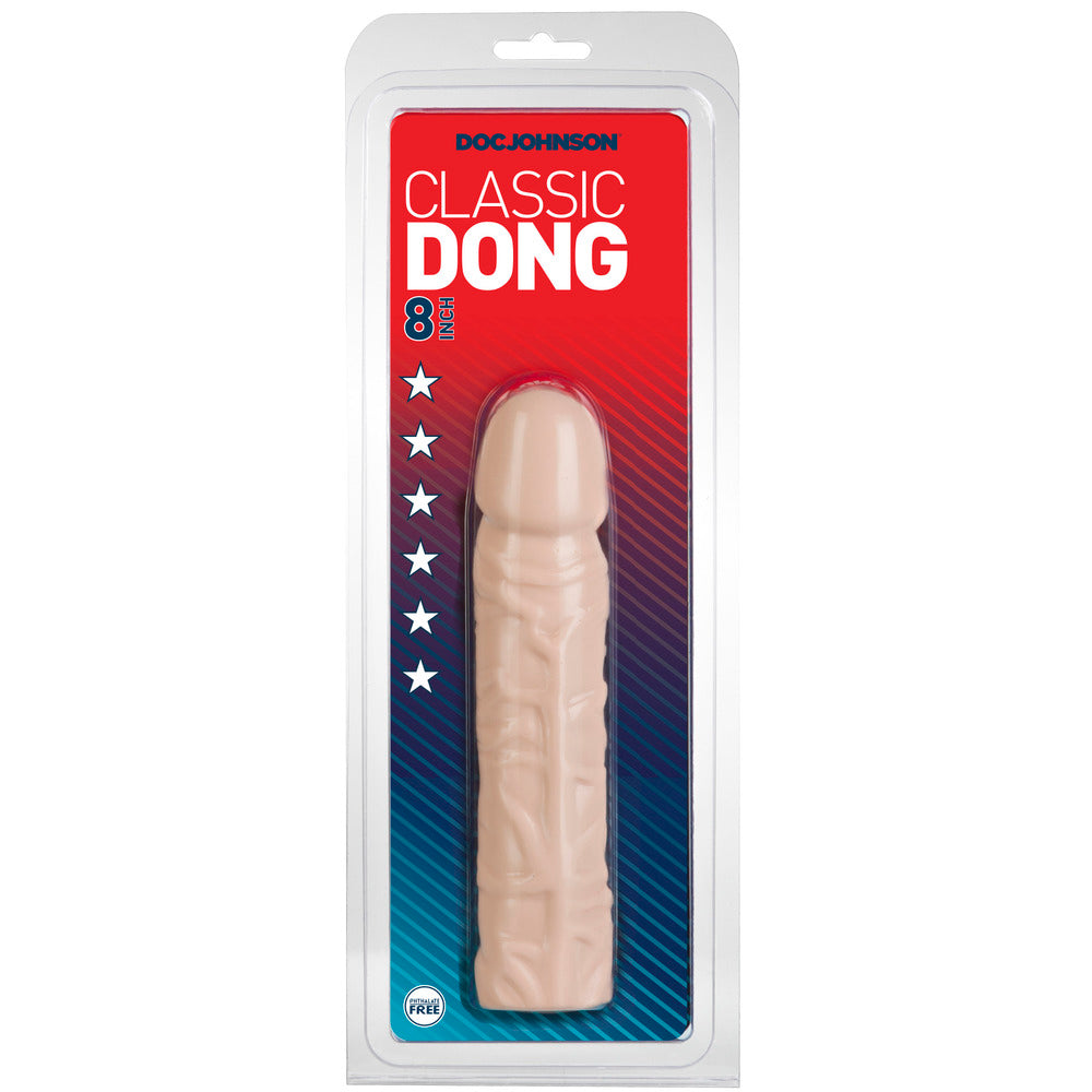 Classic Dong 8 Inches Flesh Pink-2