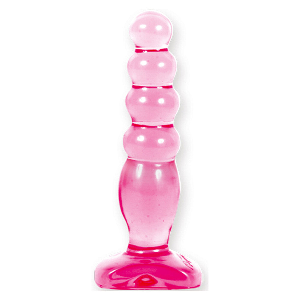 Crystal Jellies Anal Delight Butt Plug Pink-0