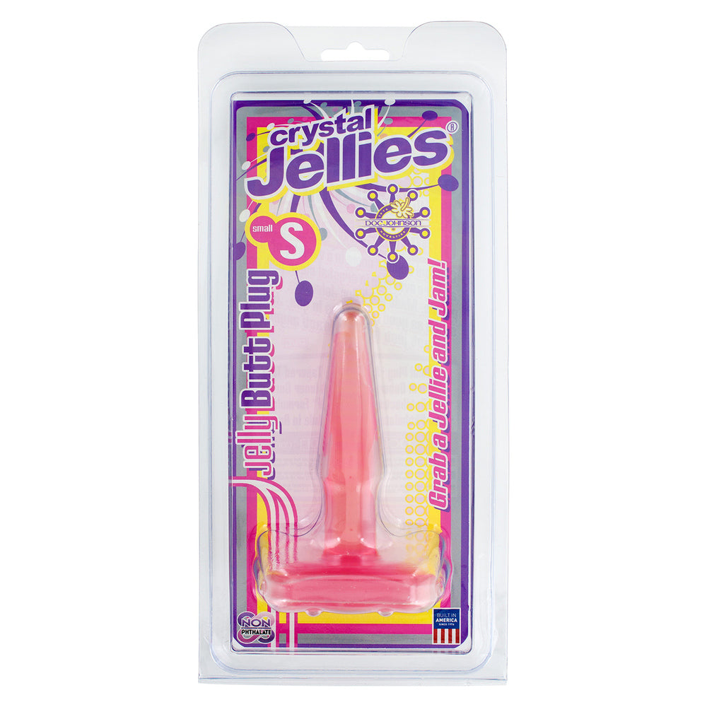 Crystal Jellies Small Butt Plug Pink-1