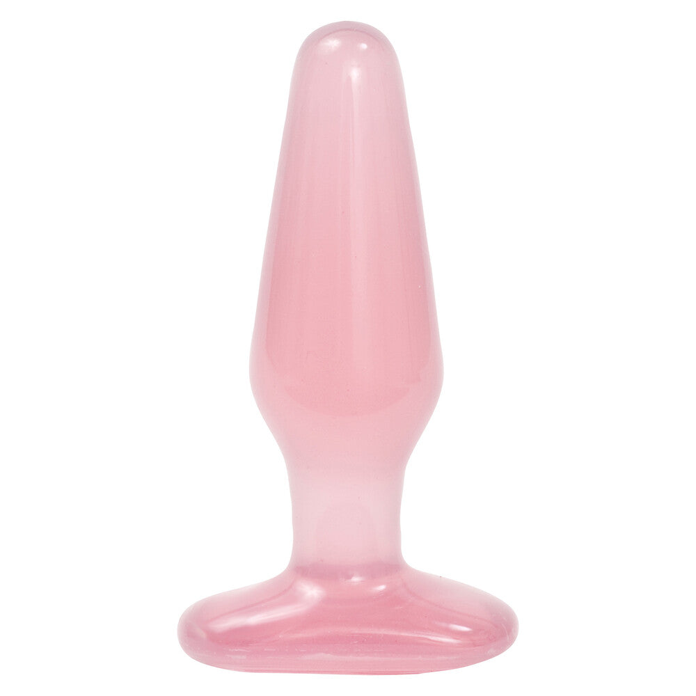 Crystal Jellies Medium Butt Plug Pink-0