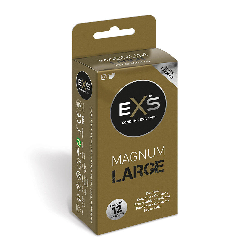 EXS Magnum Large Condoms 12 Pack-0