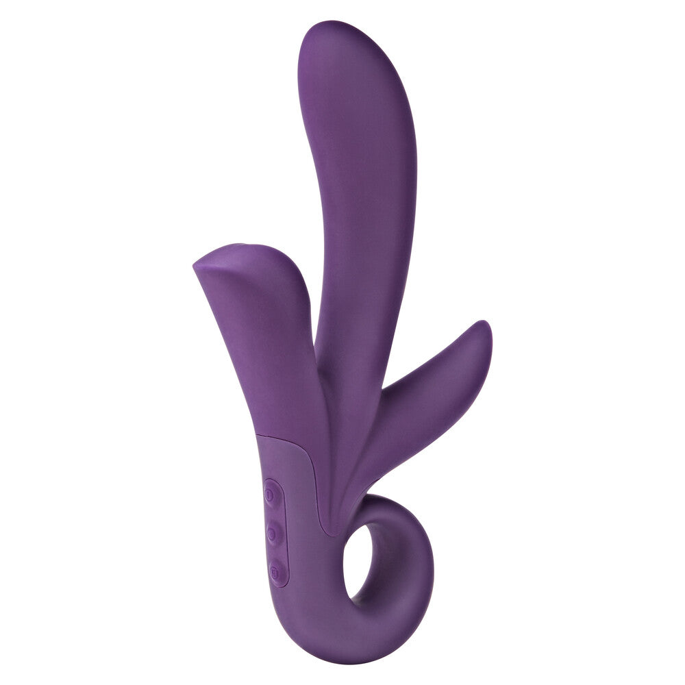 ToyJoy Trinity Triple Pleasure Vibrator Purple-0