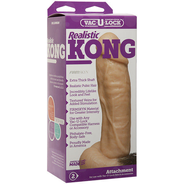 VacULock Kong Realistic Dildo Attachment-2