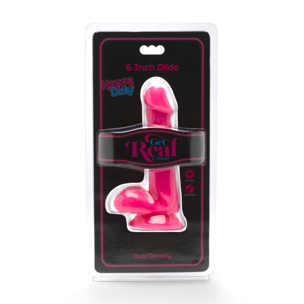 ToyJoy Happy Dicks Dildo With Balls 6 Inches-1