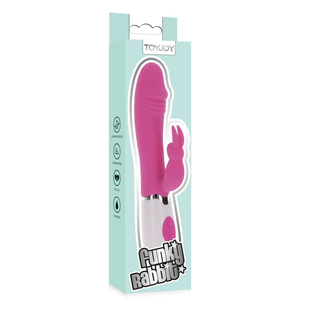 ToyJoy Funky Rabbit Vibrator Pink-3