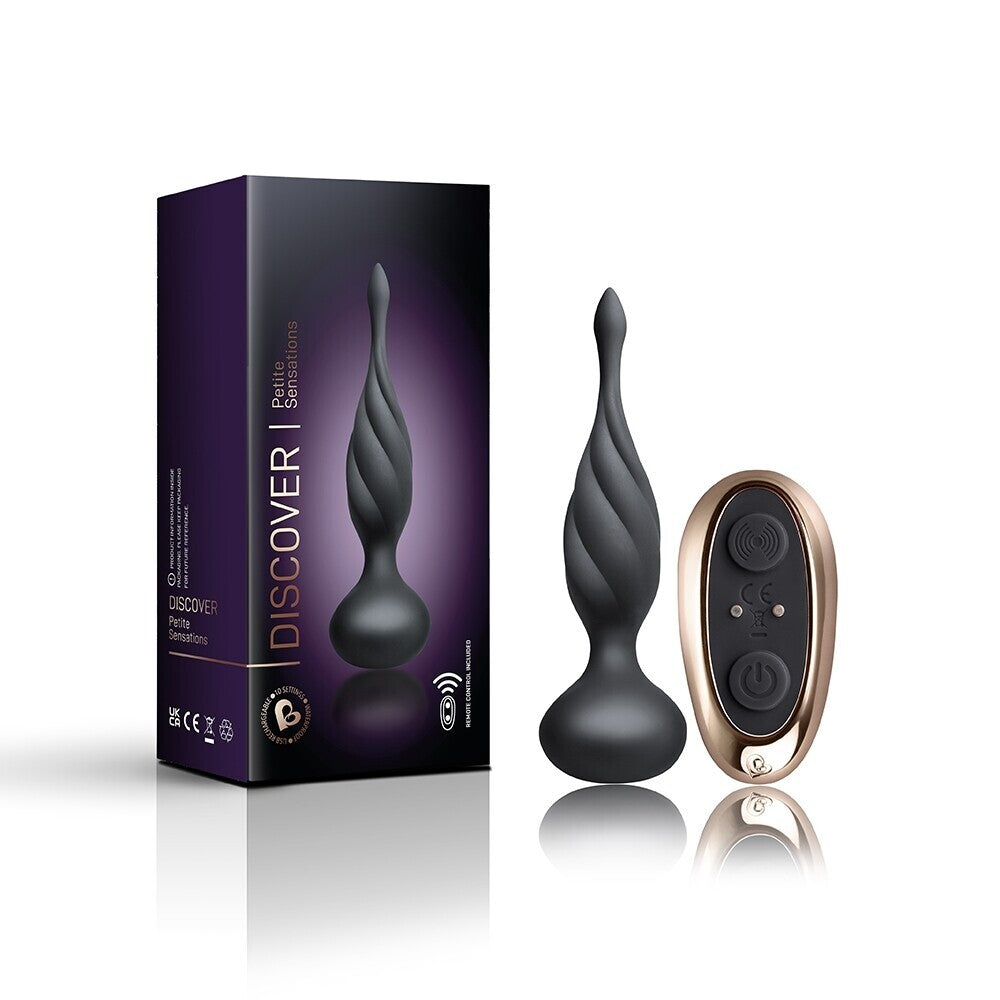 Rocks Off Petite Sensations Discover Butt Plug Black-3