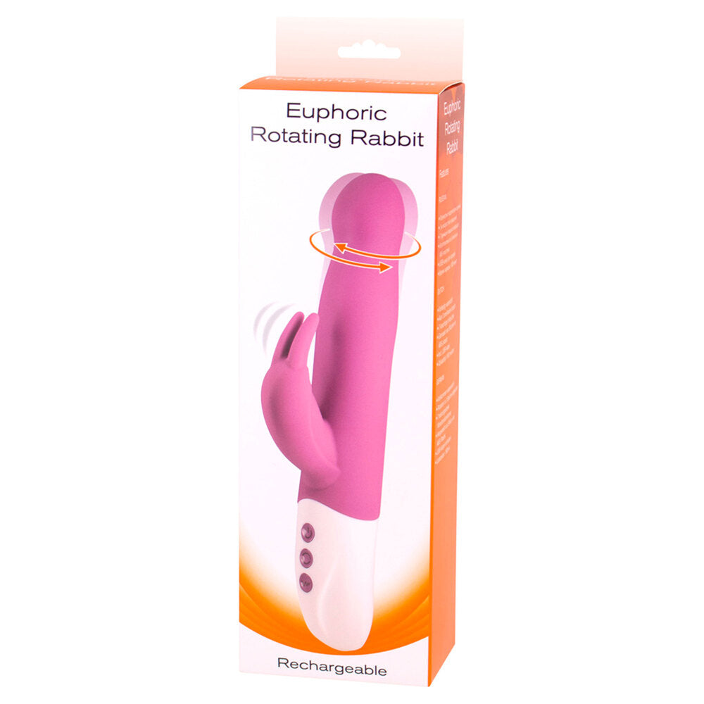 Rechargeable Euphoric Rotating Rabbit Vibrator-1