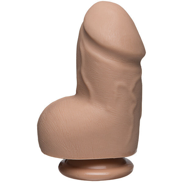 The D  Fat D 6 Inch Vanilla Dildo With Balls-0