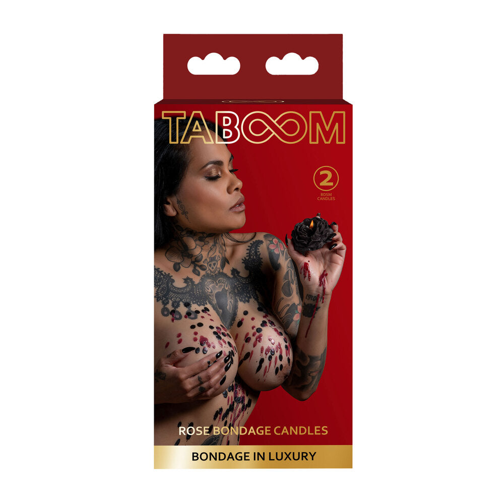 Taboom 2 Rose Bondage Candles-3