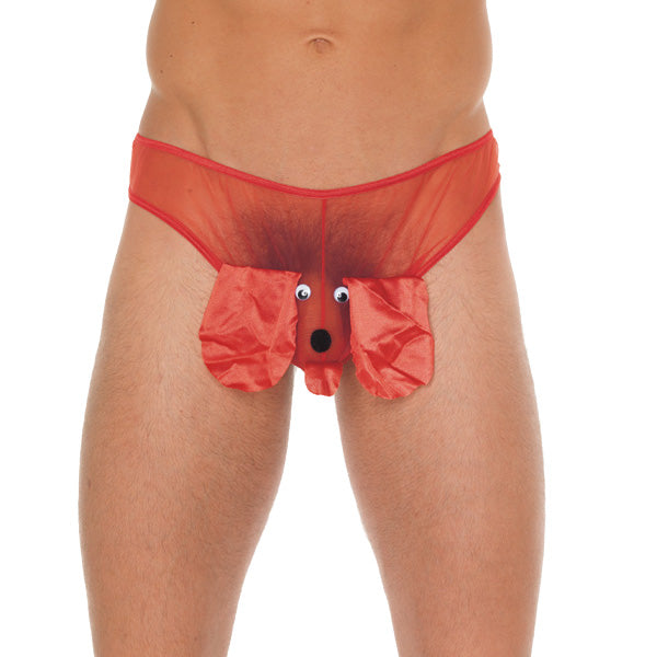 Mens Red Animal Pouch-0