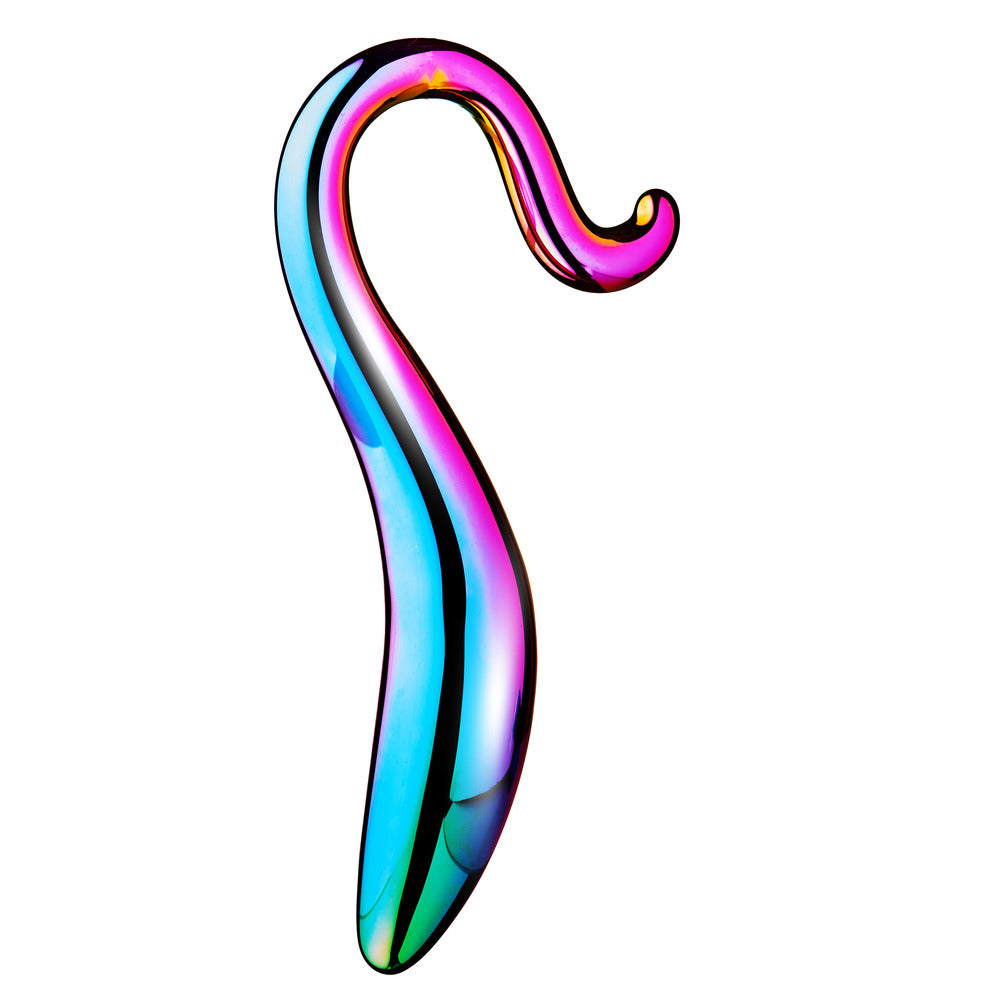 Glamour Glass Elegant Curved Dildo-1