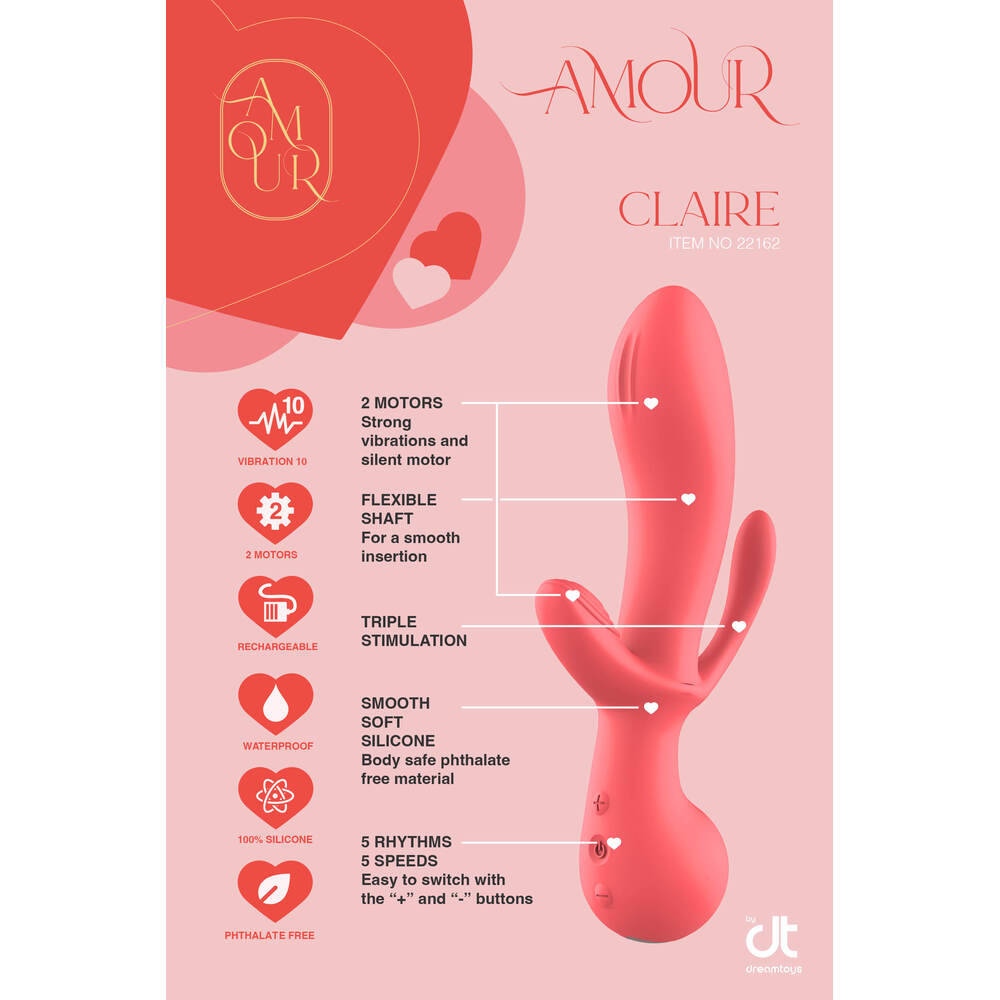 Amour Triple Pleasure Vibe Claire-2