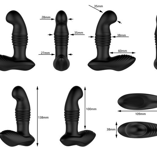 Nexus Thrust Remote Control Thrusting Prostate Massager-2