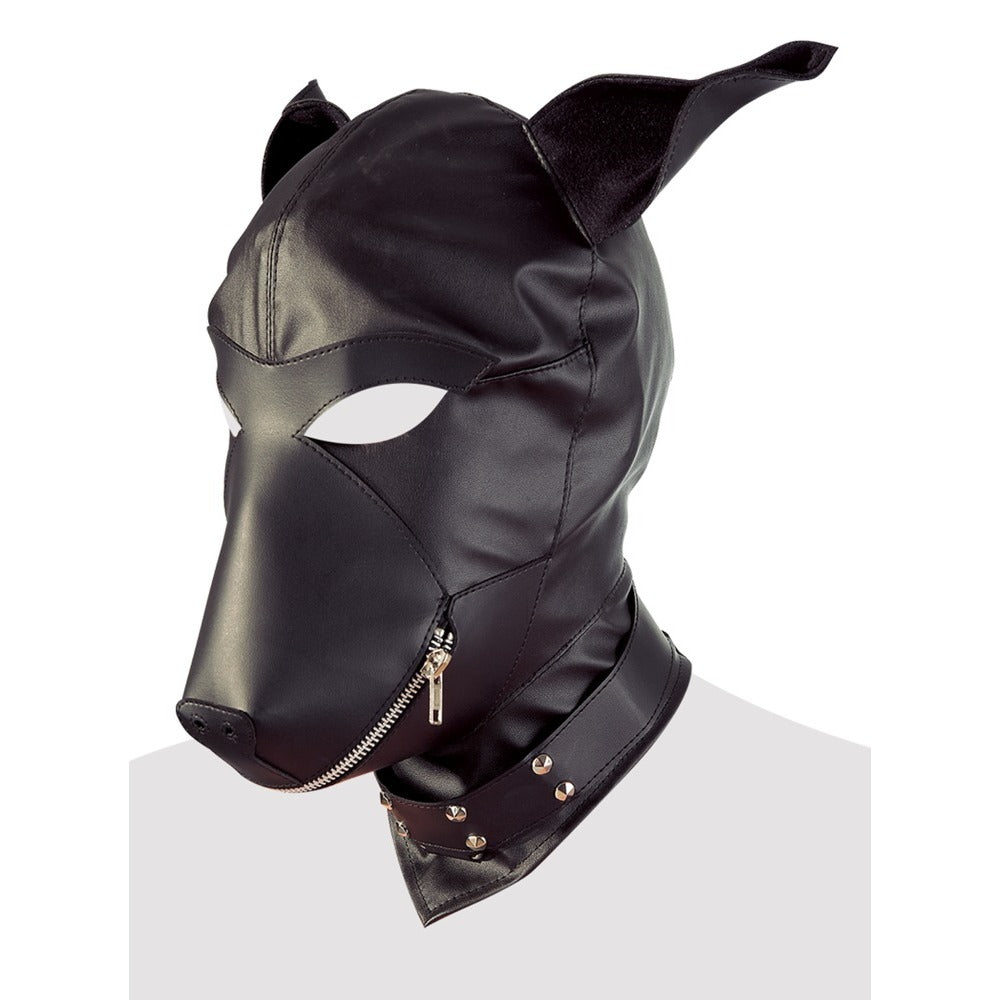 Imitation Leather Dog Mask-1