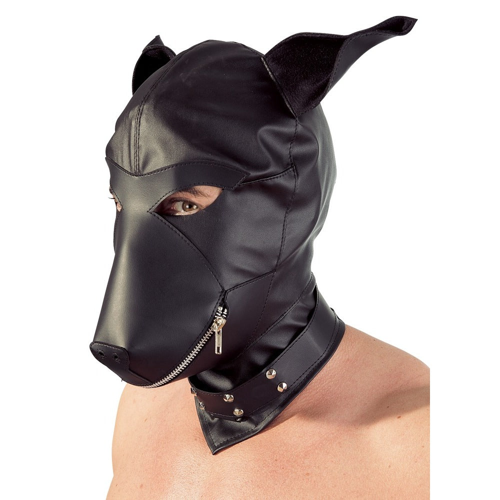 Imitation Leather Dog Mask-3